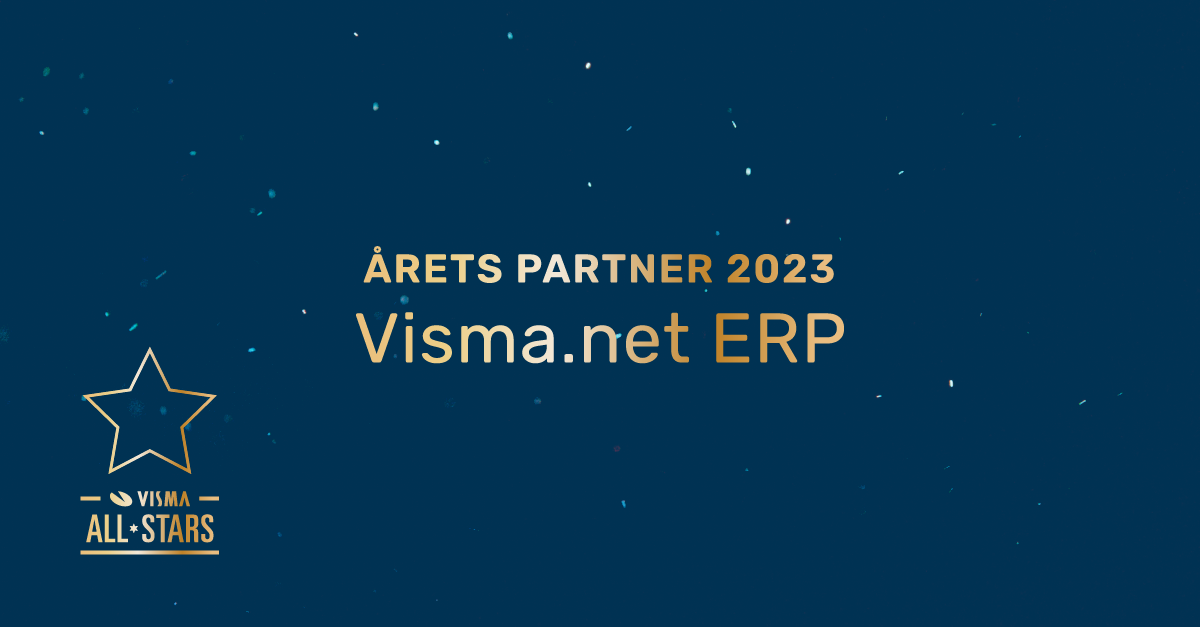 Årets partner Visma.net ERP