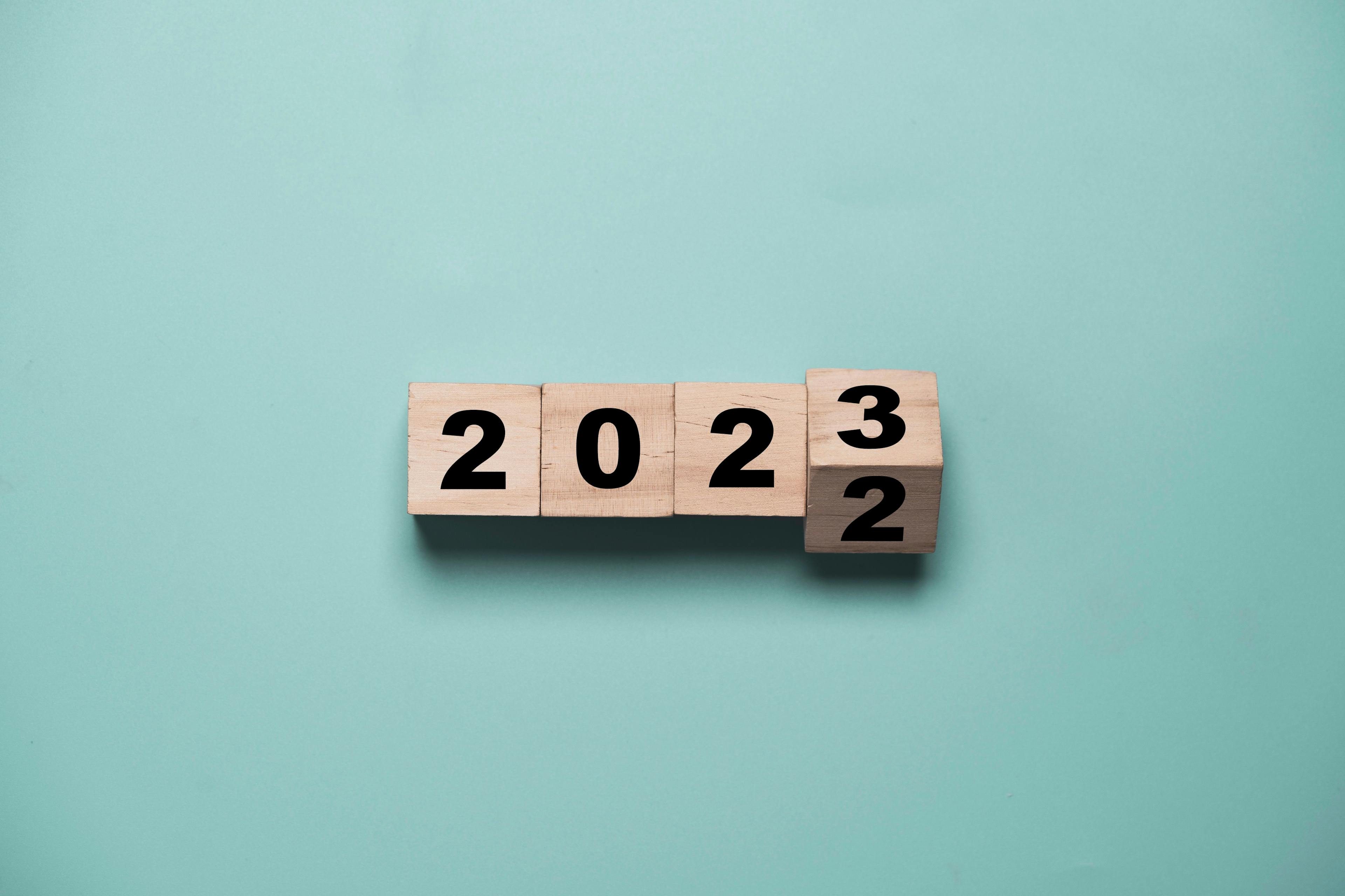 Kalender bytter fra 2022 til 2023