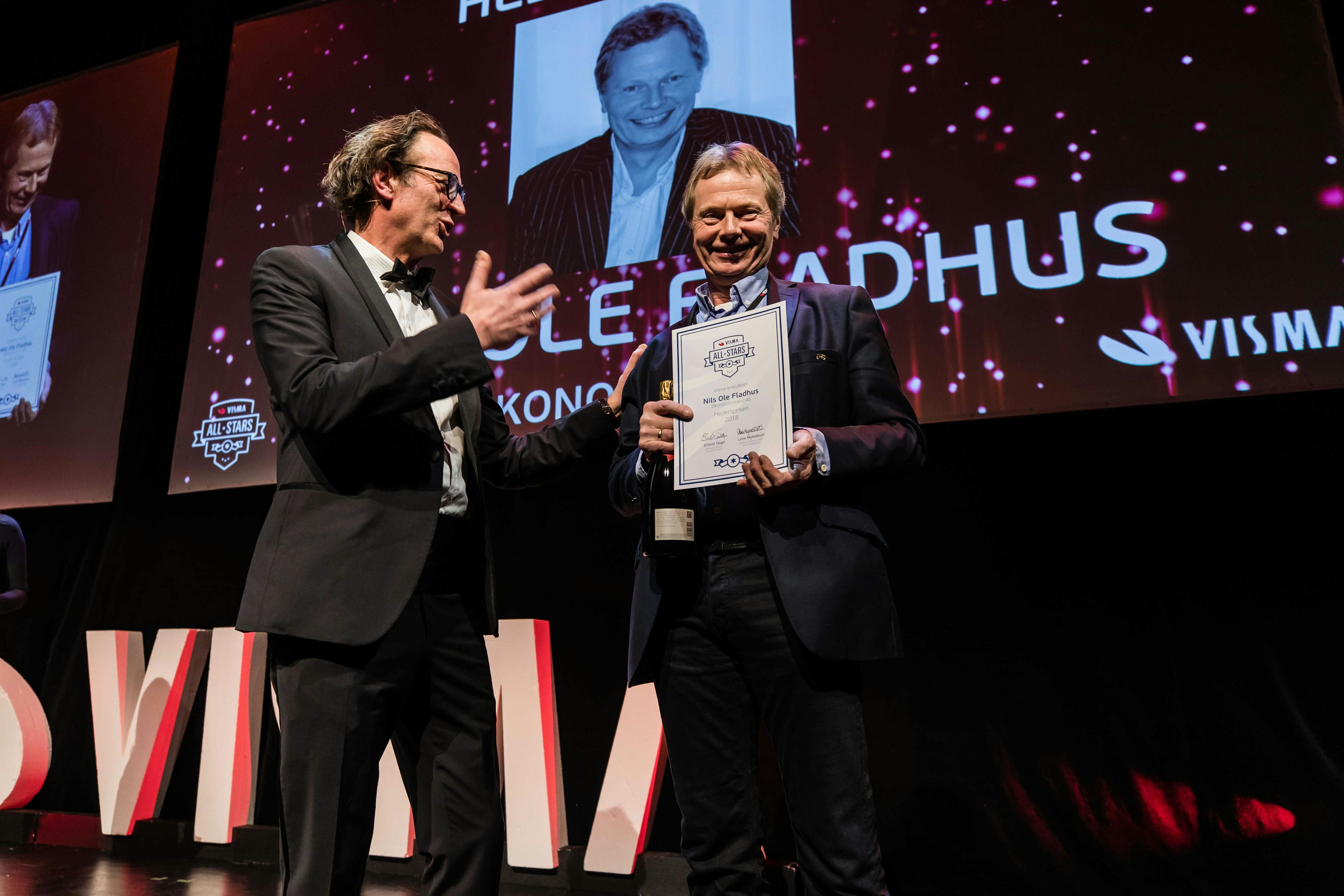 Under Visma Summit 2018 gikk Nils Ole Fladhus av med hedersprisen